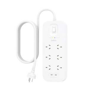 Belkin SurgePro 6-Outlet Surge Protector With Dual USB-C (30W) - White(SRB006AU2