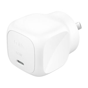 Belkin BoostCharge 65W USB-C PD 3.1 Cubic Wall Charger - White (WCA011auWH)