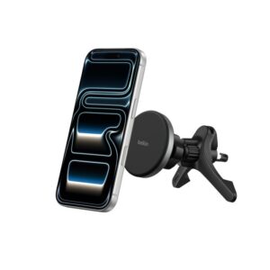 Belkin BoostCharge Magnetic Wireless Charging Car Vent Mount w/ Qi2(15W)+27W Car