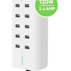 Belkin RockStar™ 10-Port USB-A Charging Station - White (B2B139au)