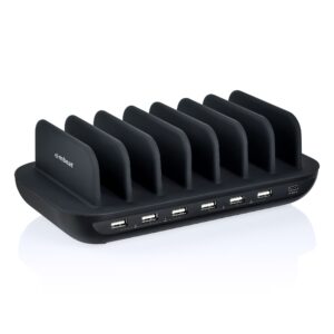 mbeat® Gorilla Power 60W 7 Port USB-C & USB Charging Station 6× USB-A 1× USB-