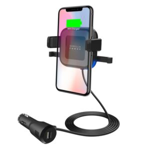 ?LS? mbeat® Gorilla Power 10W Wireless Car Charger with 2.4A USB Charging