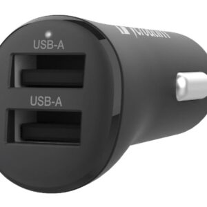 (LS)Verbatim Car Charger - Dual Port 3.4A - Black