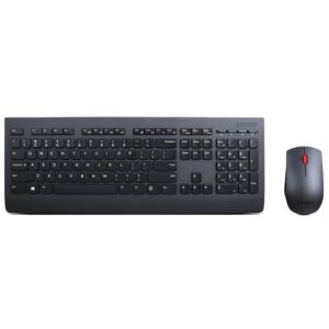 LENOVO Professional Wireless Keyboard & Mouse Combo Stylish Full-Size Slim 3-Zon