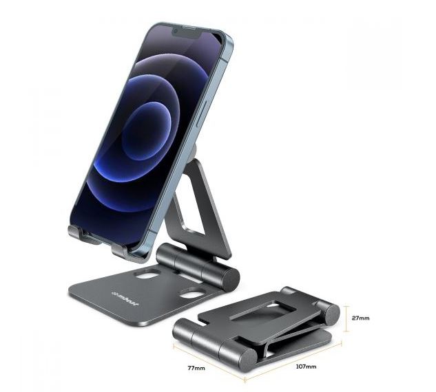 mbeat® MB-STD-S2PGRY Stage S2 Hands-Free Mobile Stand GREY Compact and Durable