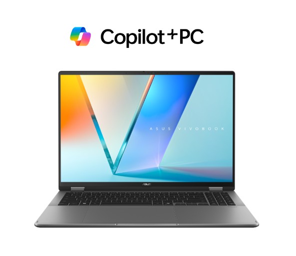 ASUS Vivobook 16 Flip 16' INTEL CORE ULTRA 7 258V 3K (2880x1800) OLED 16:10 LPDD