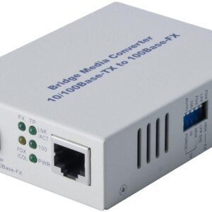 Alloy FCR200MT 10/100Base-TX to 100Base-FX Multimode Fibre (MT) Converter with L