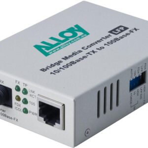 Alloy FCR200STR  10/100Base-TX to 100Base-FX Multimode Fibre (STR) Converter wit