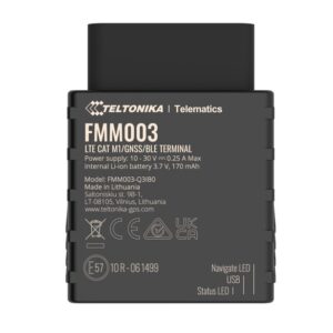 Teltonika FMM003 LTE CAT M1 Tracker with Advanced OBD OEM Data Reading for Globa