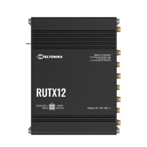 Teltonika RUTX12 Dual LTE CAT 6 Industrial Cellular Router