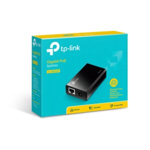 TP-Link POE10R Omada PoE Splitter 2xGbE Gigabit RJ45 Port Power Over Ethernet Ad