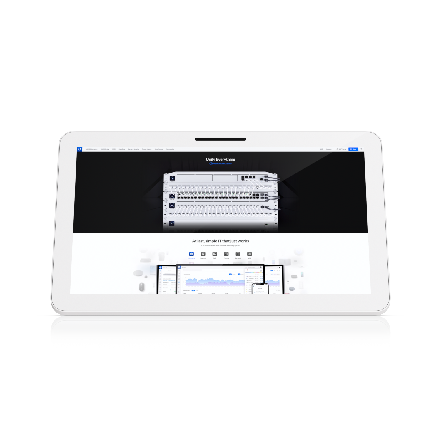 21.5' Full HD PoE++ Touchscreen Designed for UniFi Co