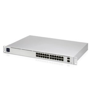 Ubiquiti UniFi 24-port Switch with (24) Gigabit RJ45 Ports and (2) 10G SFP+ Port