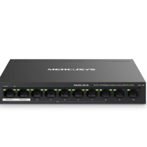 Mercusys MS110P 10-Port 10/100Mbps Desktop Switch with 8-Port PoE+
