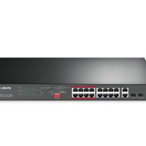 Mercusys MS120GP 20-Port Gigabit Rackmount Switch with 16-Port PoE+