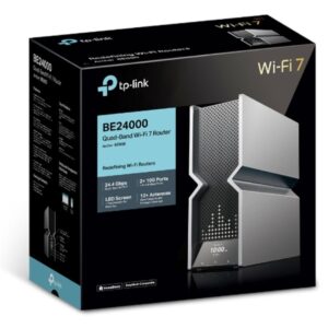 TP-Link Archer BE900 BE24000 Quad-Band Wi-Fi 7 Router (WIFI7) 1376 Mbps at 2.4 G
