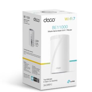 (E)TP-Link Deco BE65 Pro(1-pack) BE11000 Whole Home Mesh WiFi 7 System