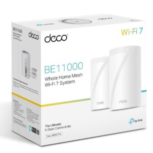 ((AMAZON ONLY))TP-Link Deco BE65 Pro(2-pack) BE11000 Whole Home Mesh WiFi 7 Syst