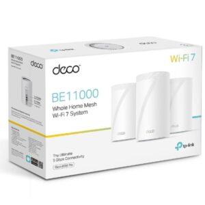 ((AMAZON ONLY))TP-Link Deco BE65 Pro(3-pack) BE11000 Whole Home Mesh WiFi 7 Syst