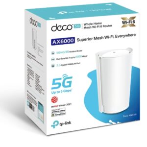 (E)(CH)TP-Link Deco X80-5G(1-pack) 5G AX6000 Whole Home Wi-Fi 6 Gateway