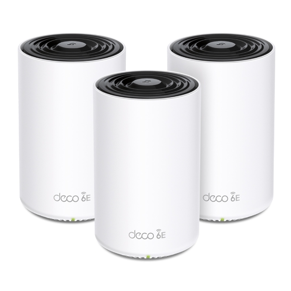 (CH)TP-Link Deco XE75 AXE5400 Tri-Band Mesh Wi-Fi 6E System(3-pack) 574 Mbps at