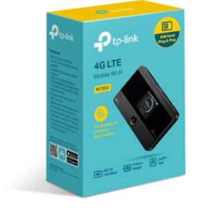 ((AMAZON ONLY))TP-Link M7350 4G-LTE Mobile Wi-Fi 150Mbps DL 50Mbps UL 4G SIM Car