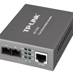 TP-Link MC110CS 10/100Mbps Single-Mode Media Converter Convert 100BASE-FX Fiber