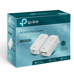 TP-Link TL-PA8033P KIT AV1300Â PassthroughÂ PowerlineÂ KIT