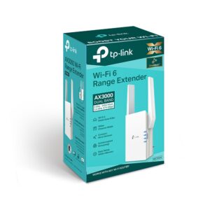 TP-Link RE705X AX3000 Mesh WiFi 6 Extender 574Mbps@2.4GHz 2402Mbps@5GHz