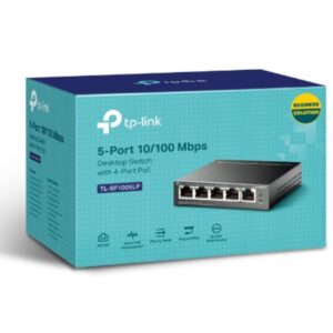 TP-Link TL-SF1005LP 5-Port 10/100Mbps Desktop Switch with 4-Port PoE 41W IEEE 80