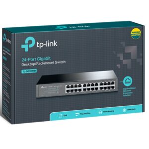 TP-Link TL-SG1024D 24-Port Gigabit Desktop/Rackmount Unmanaged Switch energy-eff