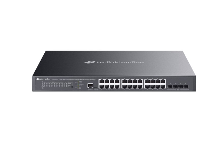 TP-Link SG3428XMPP Omada 24-Port Gigabit and 4-Port 10GE SFP+ L2+ Managed Switch