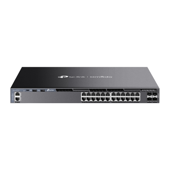 TP-Link SG6428X Omada 24-Port Gigabit Stackable L3 Managed Switch with 4 10GE SF