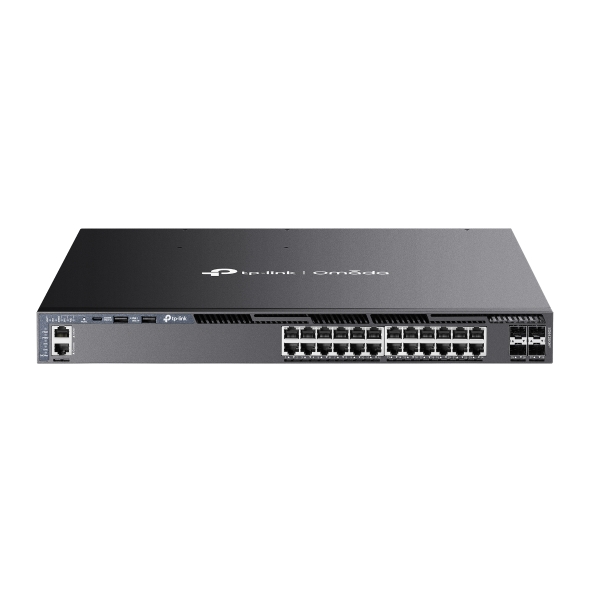 TP-Link SG6428XHP Omada 24-Port Gigabit Stackable L3 Managed PoE+ Switch with 4
