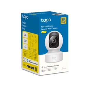 TP-Link Tapo C232 Pan/Tilt AI Home Security Wi-Fi Camera – 3K 5MP + Ethernet p