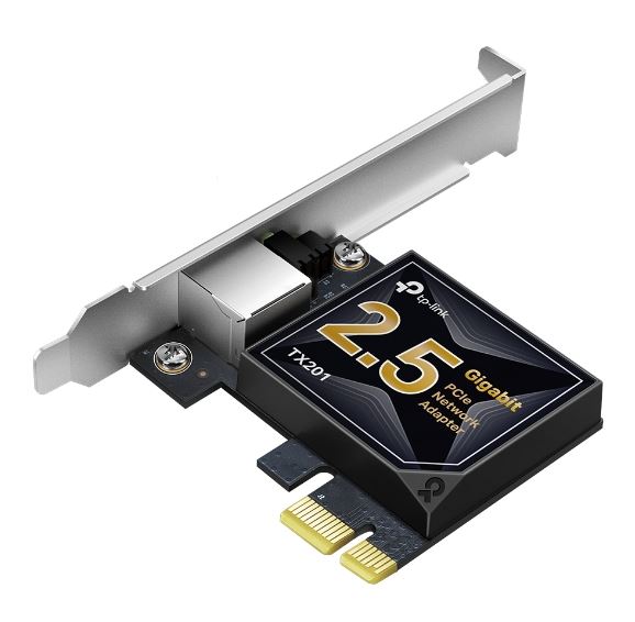 TP-Link TX201 2.5G 2.5 Gigabit PCI Express Network Adapter Low-Profile & Full-He