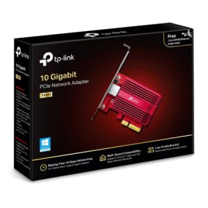 TP-Link TX401 10G 10 Gigabit PCI Express Network Adapter Low-Profile & Full-Heig
