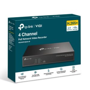 TP-Link VIGI NVR1004H-4P 4 Channel PoE+ Network Video Recorder