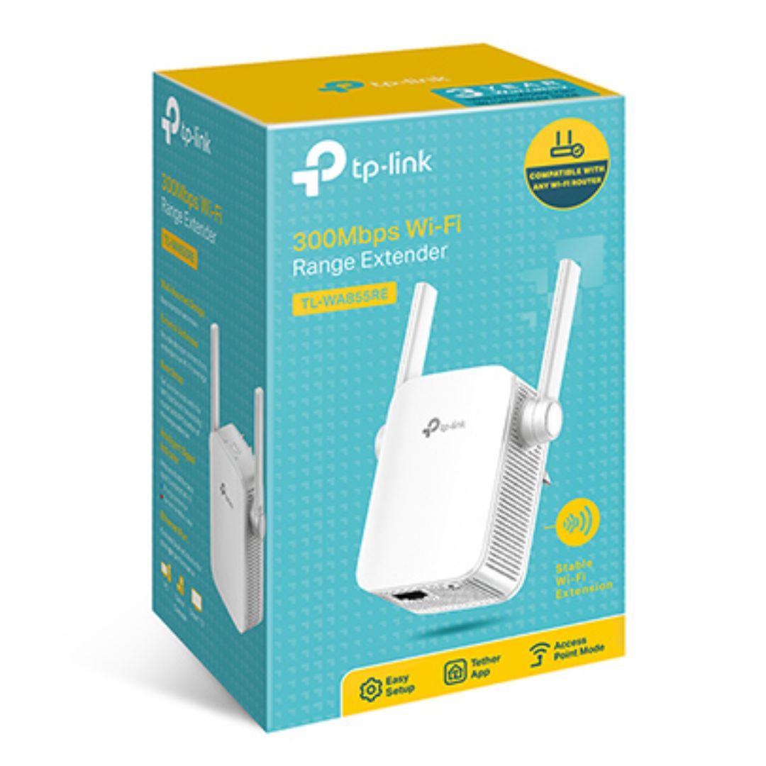 TP-Link TL-WA855RE N300 300Mbps Wi-Fi Range Extender Repeater Access Point 1Gpbs