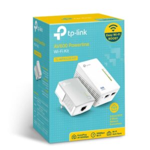 TP-Link TL-WPA4220 KIT 300Mbps AV600 Wi-Fi Powerline Extender Starter Kit 600Mbp