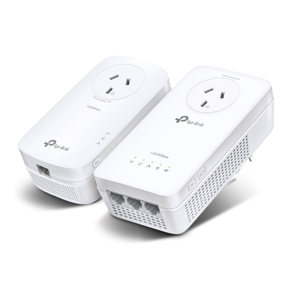 TP-Link TL-WPA8631P KIT AV1300 Gigabit Passthrough Powerline AC Wi-Fi Kit AV2 30