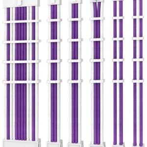 Antec PSU -  Sleeved Extension Cable Kit V2 - Purple / White. 24PIN ATX