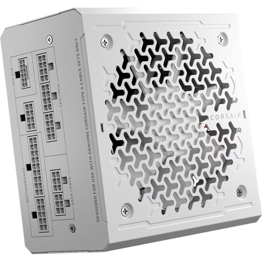 Corsair RMe Series™ RM1000e - Fully Modular Low-Noise ATX Power Supply - White
