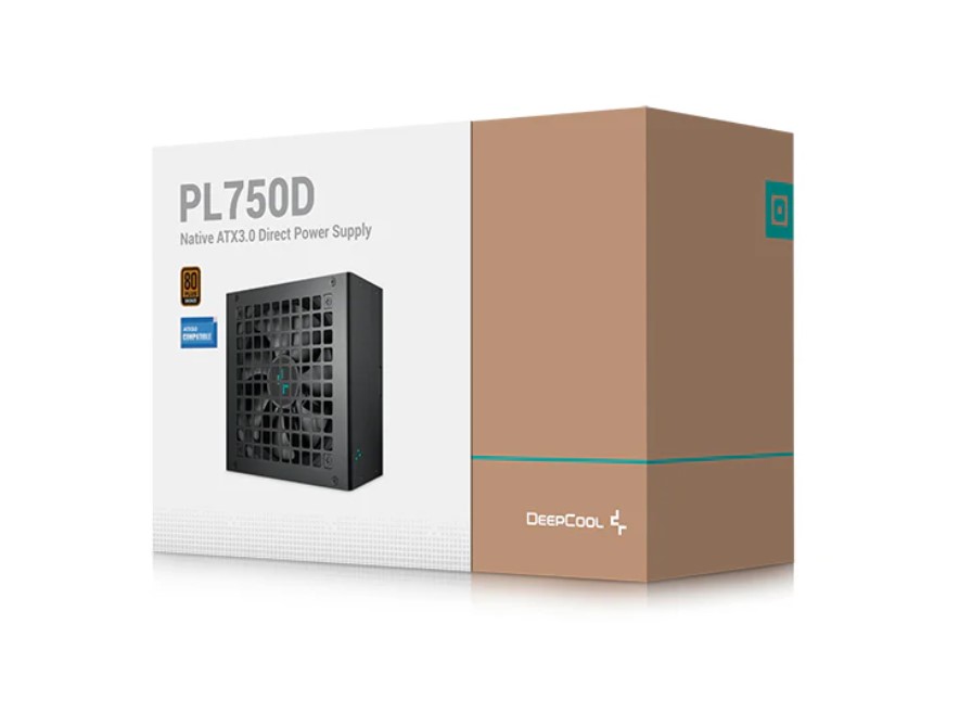 DeepCool PL750D 750W 80+ Bronze Certified Non-Modular ATX Power Supply(Direct Ca