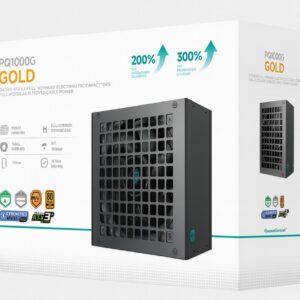 DeepCool PQ1000G 1000W Gamer Storm 80+ Gold/Cybenetics Fully Modular ATX Power S