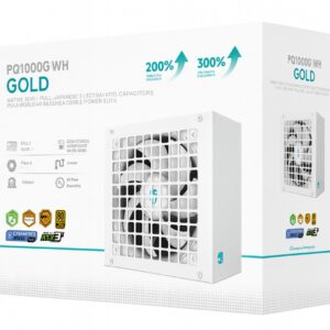 DeepCool PQ1000G WH 1000W Gamer Storm 80+ Gold/Cybenetics Fully Modular ATX Powe
