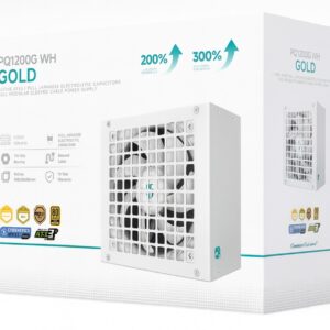DeepCool PQ1200G WH 1200W Gamer Storm 80+ Gold/Cybenetics Fully Modular ATX Powe