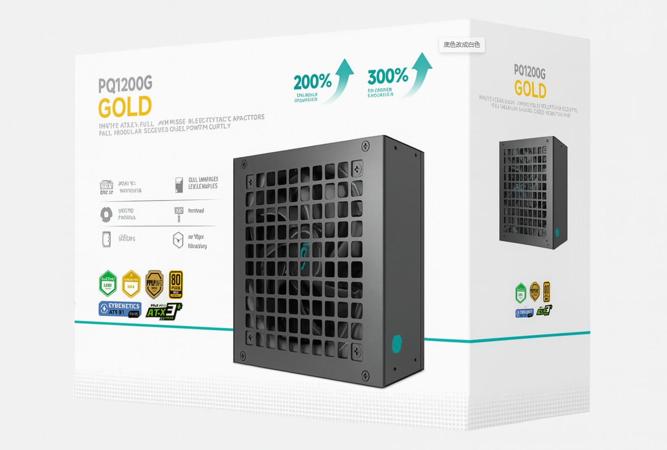 DeepCool PQ1200G 1200W Gamer Storm 80+ Gold/Cybenetics Fully Modular ATX Power S