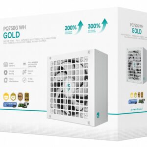 DeepCool PQ750G WH 750W Gamer Storm 80+ Gold/Cybenetics Fully Modular ATX Power