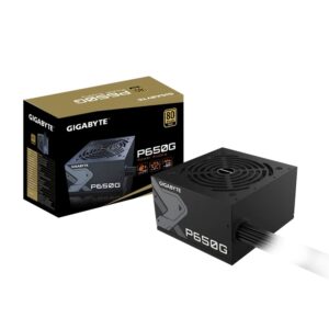 Gigabyte GP-P650G 650W ATX PSU Power Supply 80+  120mm 12V >100K Hrs 60-50 Hz 65